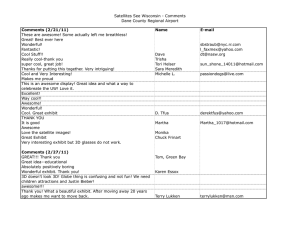 Satellites See Wisconsin - Comments Dane County Regional Airport Comments (2/21/11)
