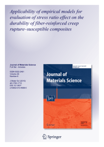 Applicability of empirical models for durability of fiber-reinforced creep