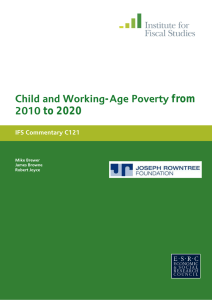 -Age Poverty from Child and Working to 2020