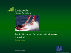 Public finances: Osborne sails close to the wind  Gemma Tetlow