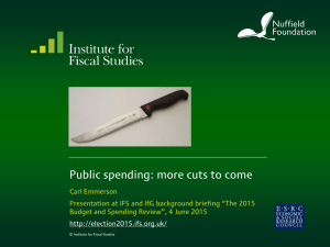 Public spending: more cuts to come