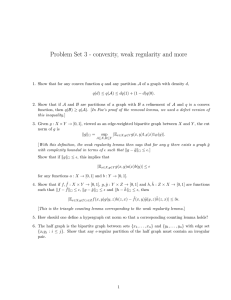 Problem Set 3 - convexity, weak regularity and more