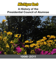 A History of the Presidential Council of Alumnae 1996–2011
