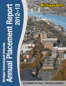 Annual Placement Report 2012–13 University hnological