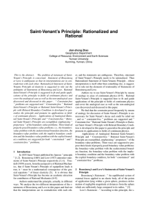 Saint-Venant’s Principle: Rationalized and Rational