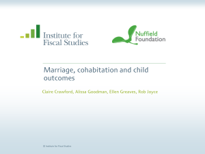 Marriage, cohabitation and child outcomes