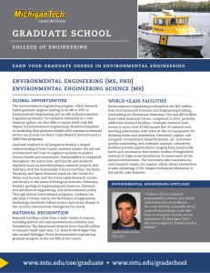 graduate school environmental engineering (ms, phd) environmental engineering science (ms) college of engineering