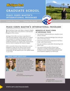 graduate school J peace corps master’s international programs