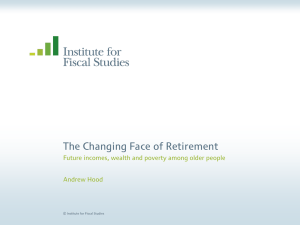 The Changing Face of Retirement  Andrew Hood