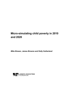 Micro-simulating child poverty in 2010 and 2020