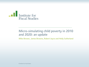 Micro-simulating child poverty in 2010 and 2020: an update