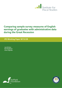 Comparing sample survey measures of English during the Great Recession