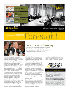 Foresight Future. Planning Generations of Discovery