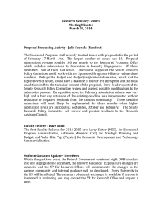 Research Advisory Council Meeting Minutes March 19, 2014