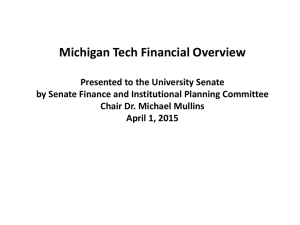Michigan Tech Financial Overview