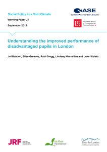 Understanding the improved performance of disadvantaged pupils in London