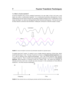 7 Fourier Transform Techniques