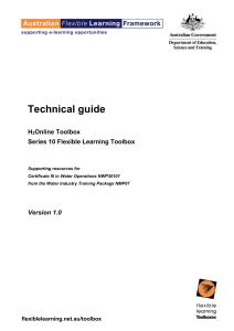 Technical guide H Online Toolbox