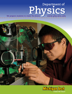 Physics  Department of www.phy.mtu.edu