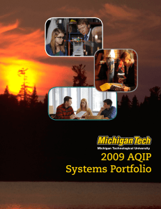 2009 AQIP Systems Portfolio