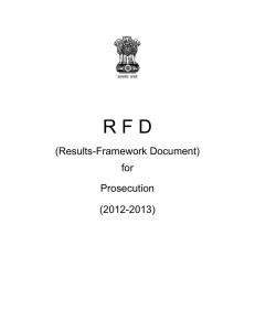 R F D (Results-Framework Document) for Prosecution