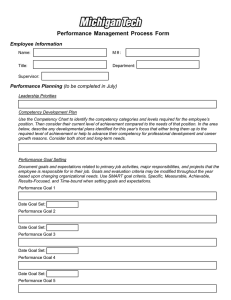 Performance  Management  Process  Form Employee  Information