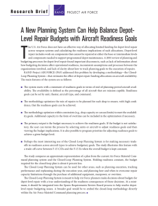 T A New Planning System Can Help Balance Depot-