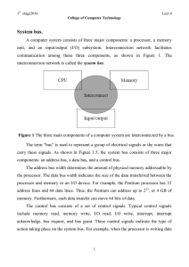 System bus.