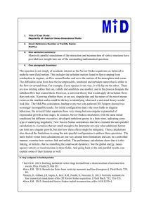 1.  Title of Case Study: Regularity of classical three-dimensional fluids