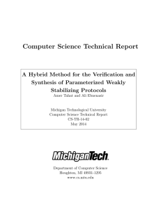 Computer Science Technical Report A Hybrid Method for the Verification and