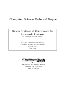 Computer Science Technical Report Swarm Synthesis of Convergence for Symmetric Protocols