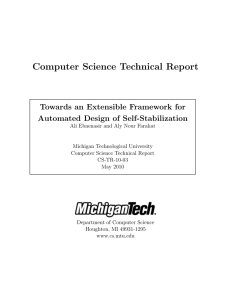 Computer Science Technical Report Towards an Extensible Framework for
