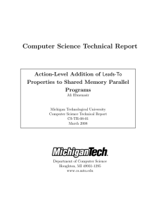 Computer Science Technical Report Action-Level Addition of Leads-To Programs