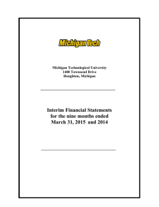 Interim Financial Statements for the nine months ended March 31, 2015 and 2014