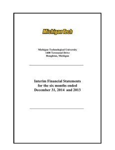 Interim Financial Statements for the six months ended December 31, 2014 and 2013