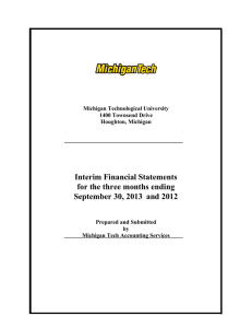 Interim Financial Statements for the three months ending September 30, 2013 and 2012