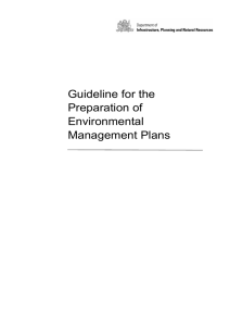 Guideline for the Preparation of Environmental