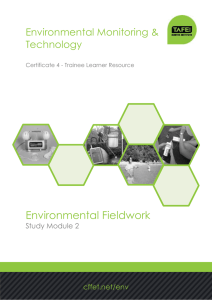 Environmental Fieldwork Environmental Monitoring &amp; Technology