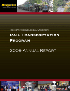 Rail Transportation Program  2009 Annual Report