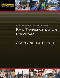 Rail Transportation Program  2008 Annual Report