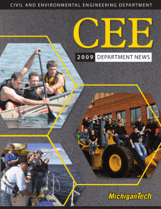 CEE 2 0 0 9 DEPARTMENT NEWS