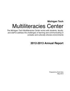 Multiliteracies Center Michigan Tech