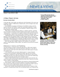 Volume 3, Issue 30/Oct 6, 2003 • Young TSRI Scientists Receive