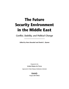 The Future Security Environment in the Middle East R