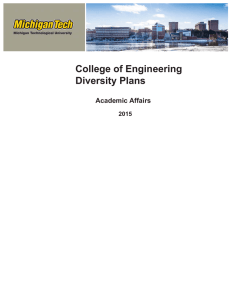 College of Engineering Diversity Plans Academic Affairs 2015