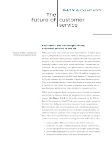 The future of  customer service