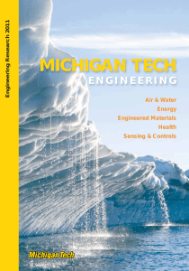 MICHIGAN TECH ch 2011 Engineering Resear