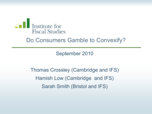 Do Consumers Gamble to Convexify?