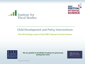 Child Development and Policy Interventions hosting this event.