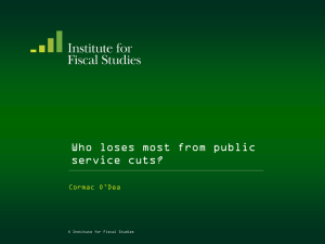 Who loses most from public service cuts? Cormac O’Dea